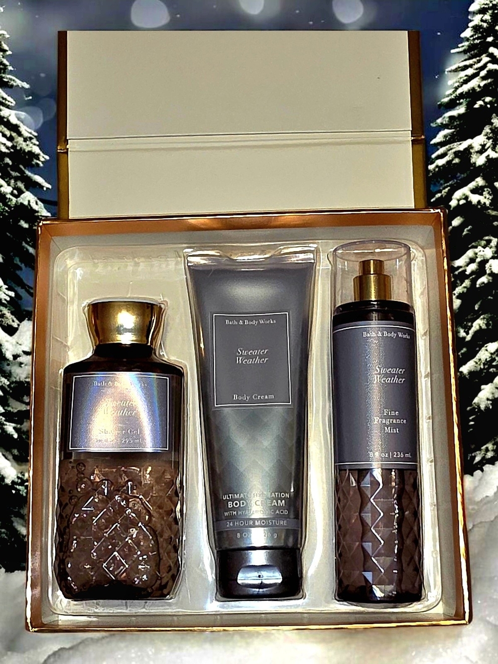 Bath & Body Works "Sweater Weather" Gift Set - NIB - Picture 2 of 3